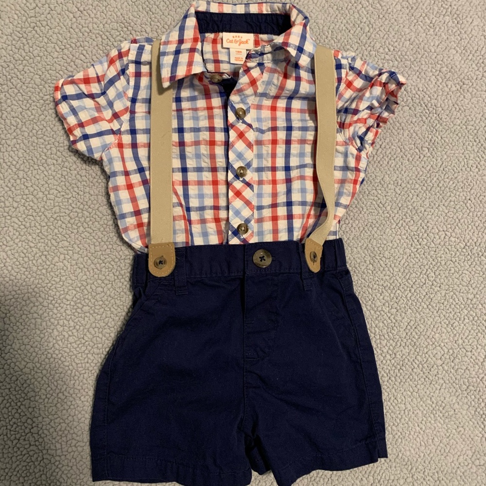 Cute toddler boy outfit size 18 months
